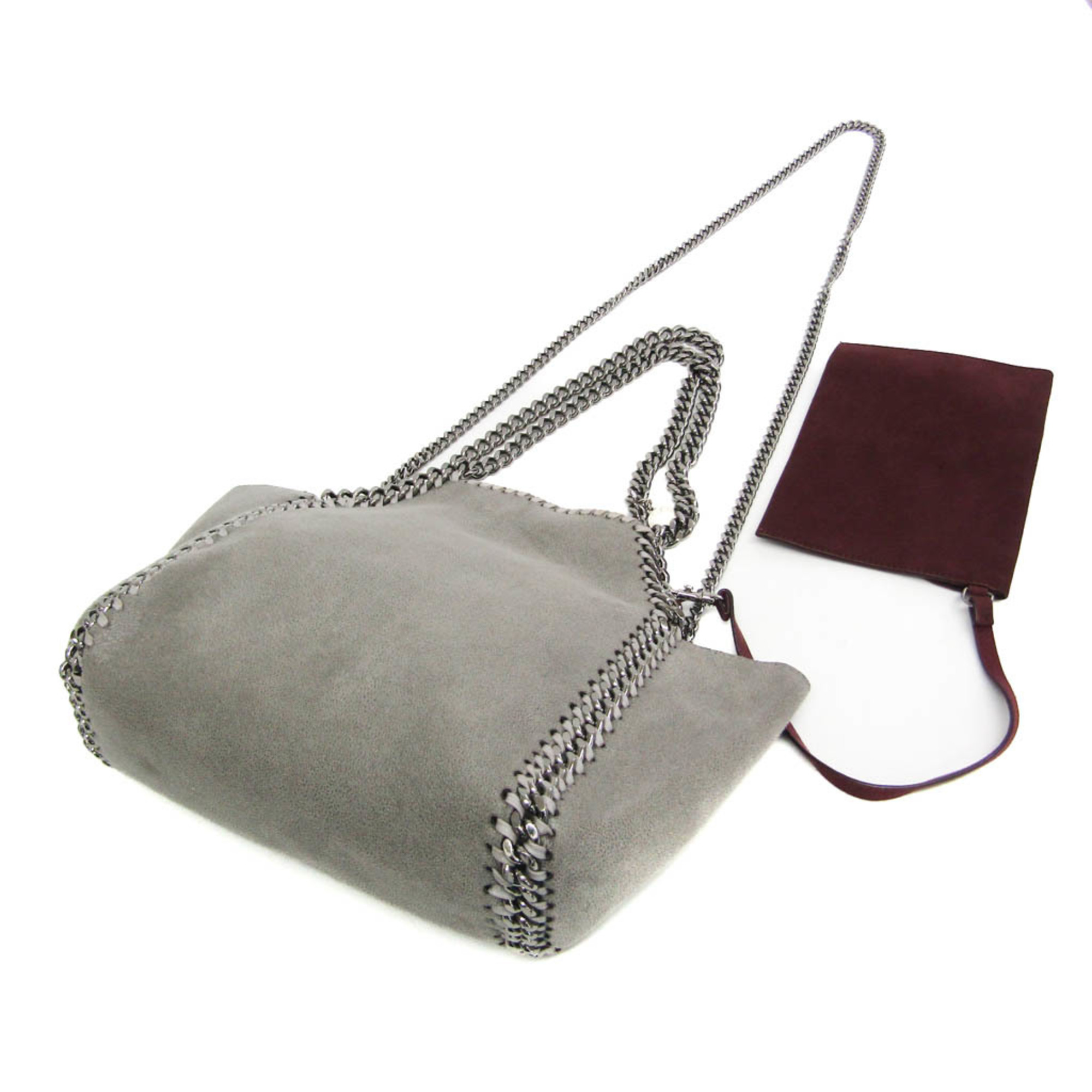 ステラ・マッカートニー(Stella McCartney) FALABELLA 529282 W8187 レディース ポリエステル ハンドバッグ,ショルダーバッグ グレー