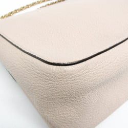 クロエ(Chloé) エルシー レディース レザー ショルダーバッグ ピンクベージュ