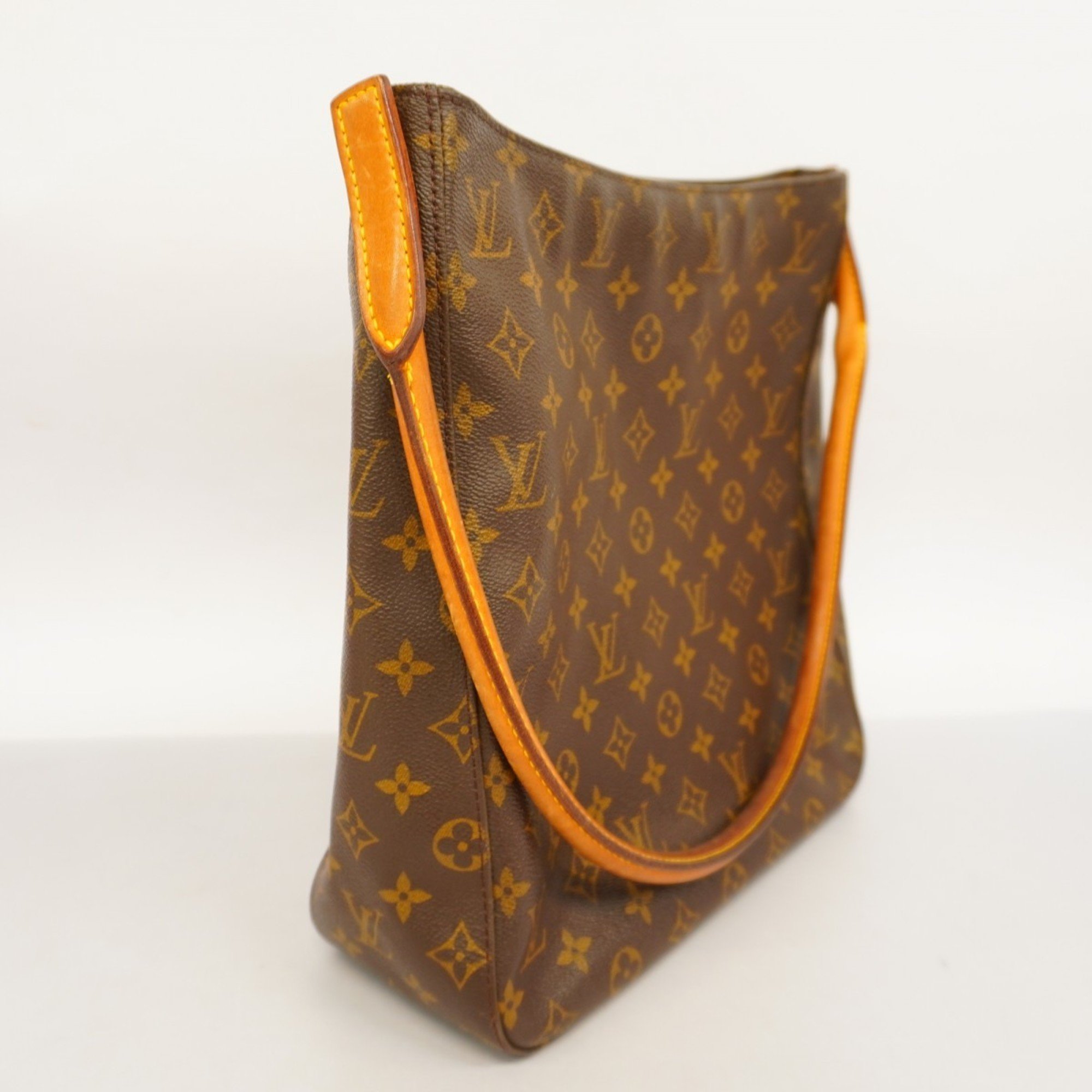 ルイ・ヴィトン(Louis Vuitton) ルイ・ヴィトン ショルダーバッグ モノグラム ルーピングGM M51145 ブラウンレディース