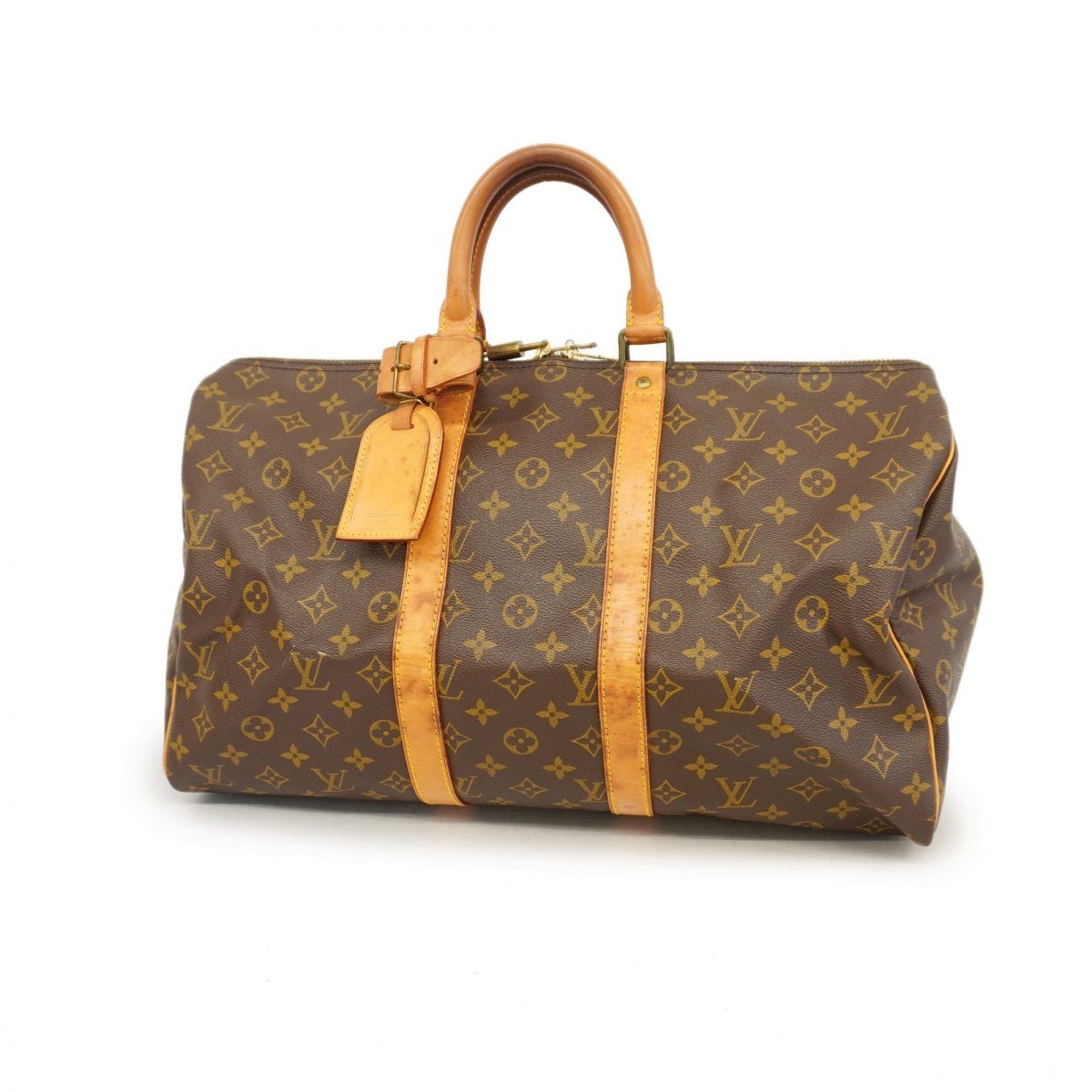 ルイ・ヴィトン(Louis Vuitton) ルイ・ヴィトン ボストンバッグ モノグラム キーポル45 M41428 ブラウンメンズ レディース