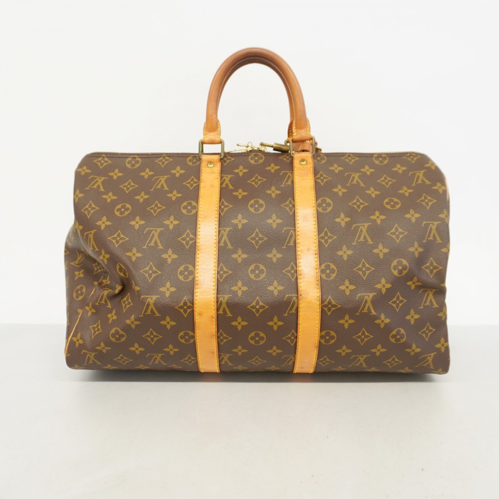 ルイ・ヴィトン(Louis Vuitton) ルイ・ヴィトン ボストンバッグ モノグラム キーポル45 M41428 ブラウンメンズ レディース