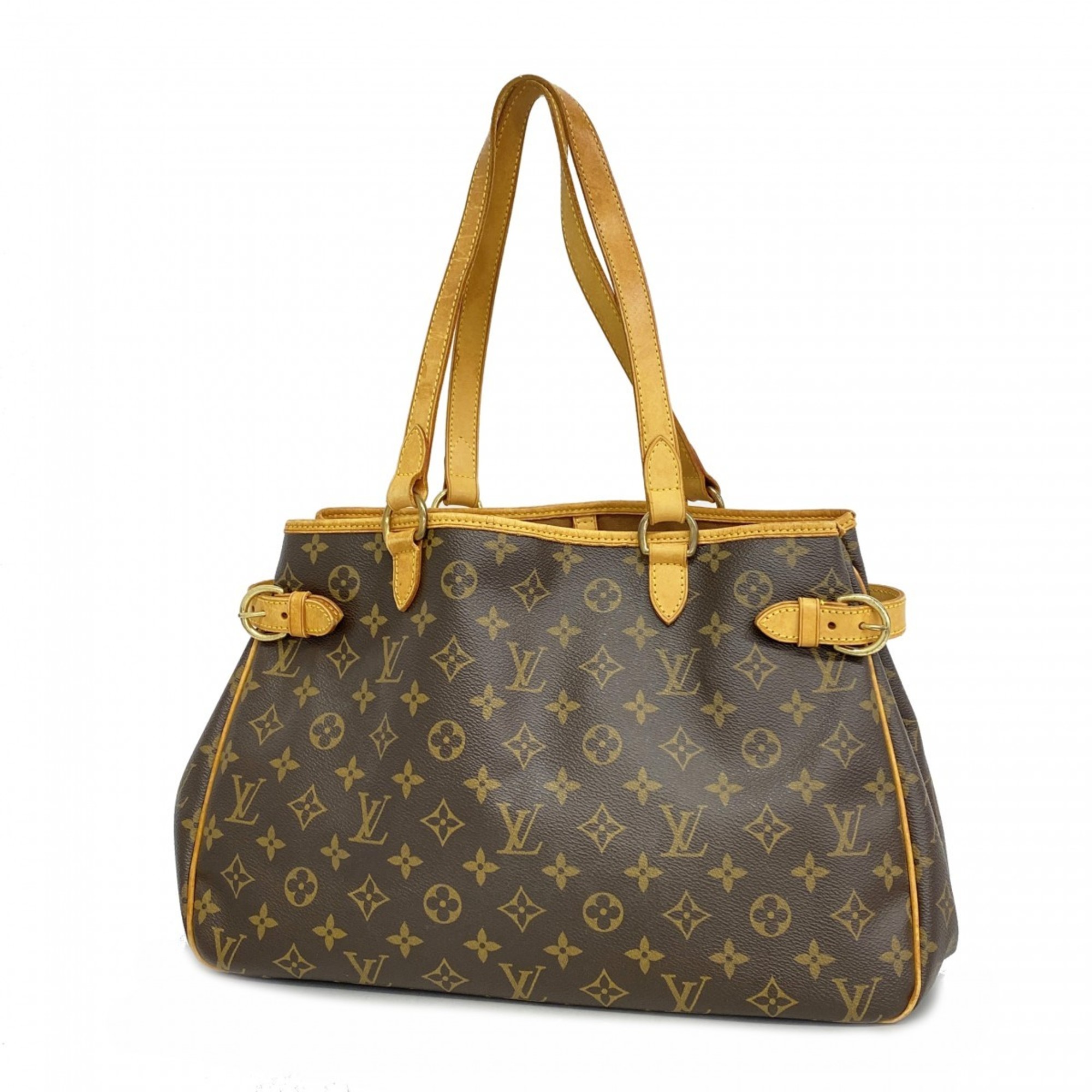 ルイ・ヴィトン(Louis Vuitton) ルイ・ヴィトン トートバッグ モノグラム バティニョールオリゾンタル M51154 ブラウンレディース