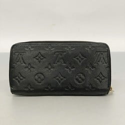 ルイ・ヴィトン(Louis Vuitton) ルイ・ヴィトン 長財布 モノグラム・アンプラント ジッピーウォレット M61864 ノワールレディース