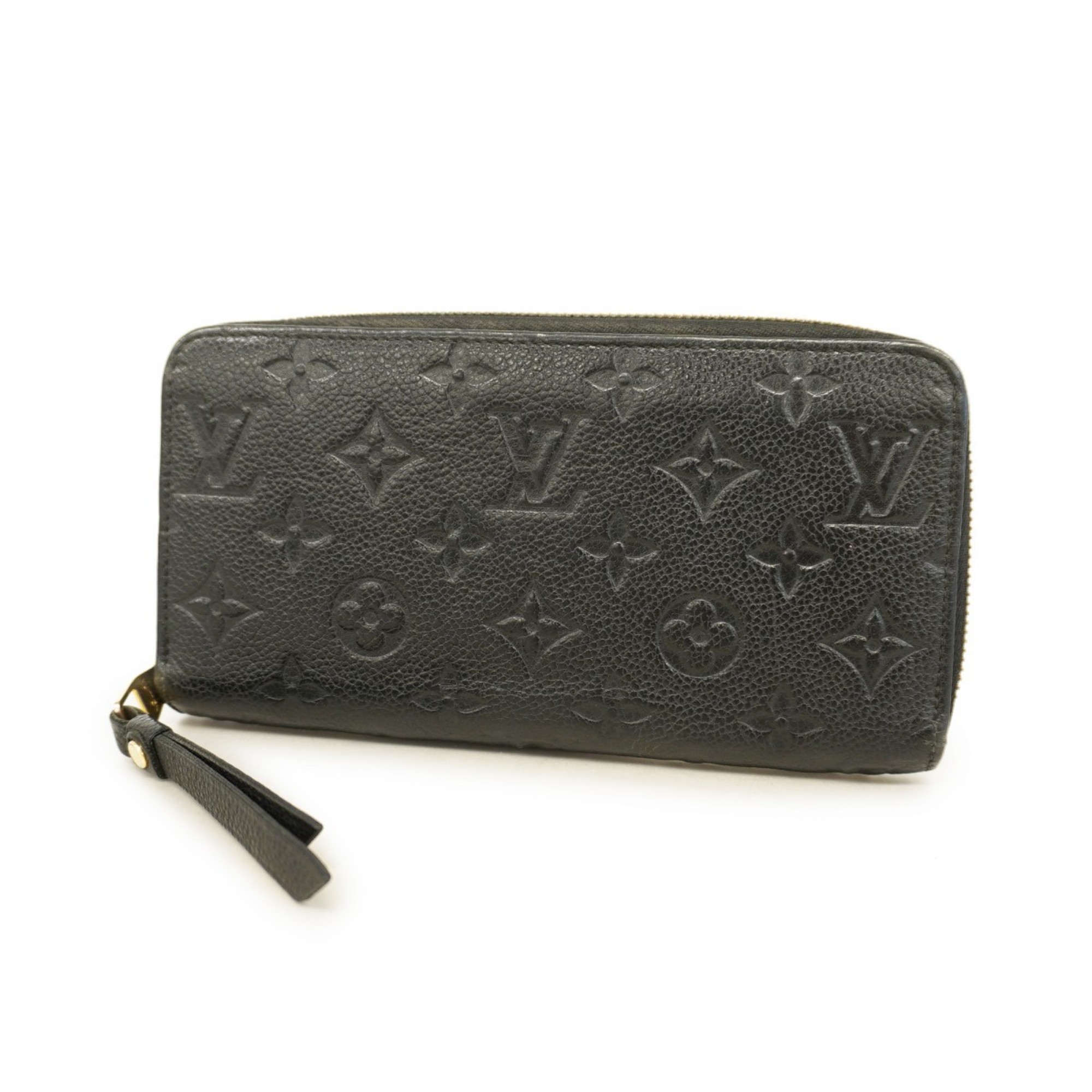 ルイ・ヴィトン(Louis Vuitton) ルイ・ヴィトン 長財布 モノグラム・アンプラント ジッピーウォレット M61864 ノワールレディース