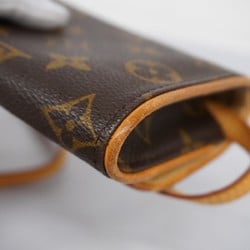 ルイ・ヴィトン(Louis Vuitton) ルイ・ヴィトン ショルダーバッグ モノグラム ポシェットツインPM M51854 ブラウンレディース