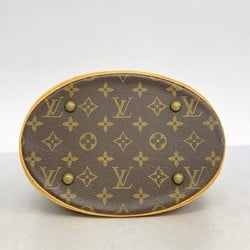 ルイ・ヴィトン(Louis Vuitton) ルイ・ヴィトン トートバッグ モノグラム バケットPM M42238 ブラウンレディース