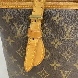 ルイ・ヴィトン(Louis Vuitton) ルイ・ヴィトン トートバッグ モノグラム バケットPM M42238 ブラウンレディース