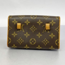 ルイ・ヴィトン(Louis Vuitton) ルイ・ヴィトン ウエストバッグ モノグラム ポシェットフロランティーヌ  M51855 ブラウンレディース