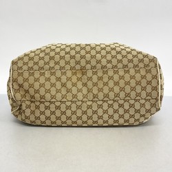 グッチ(Gucci) グッチ トートバッグ GGキャンバス キャンバス ブラウン シャンパンレディース