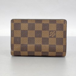 ルイ・ヴィトン(Louis Vuitton) ルイ・ヴィトン 財布 ダミエ ポルトフォイユジュリエット N60380 ピンク エベヌ クレームレディース