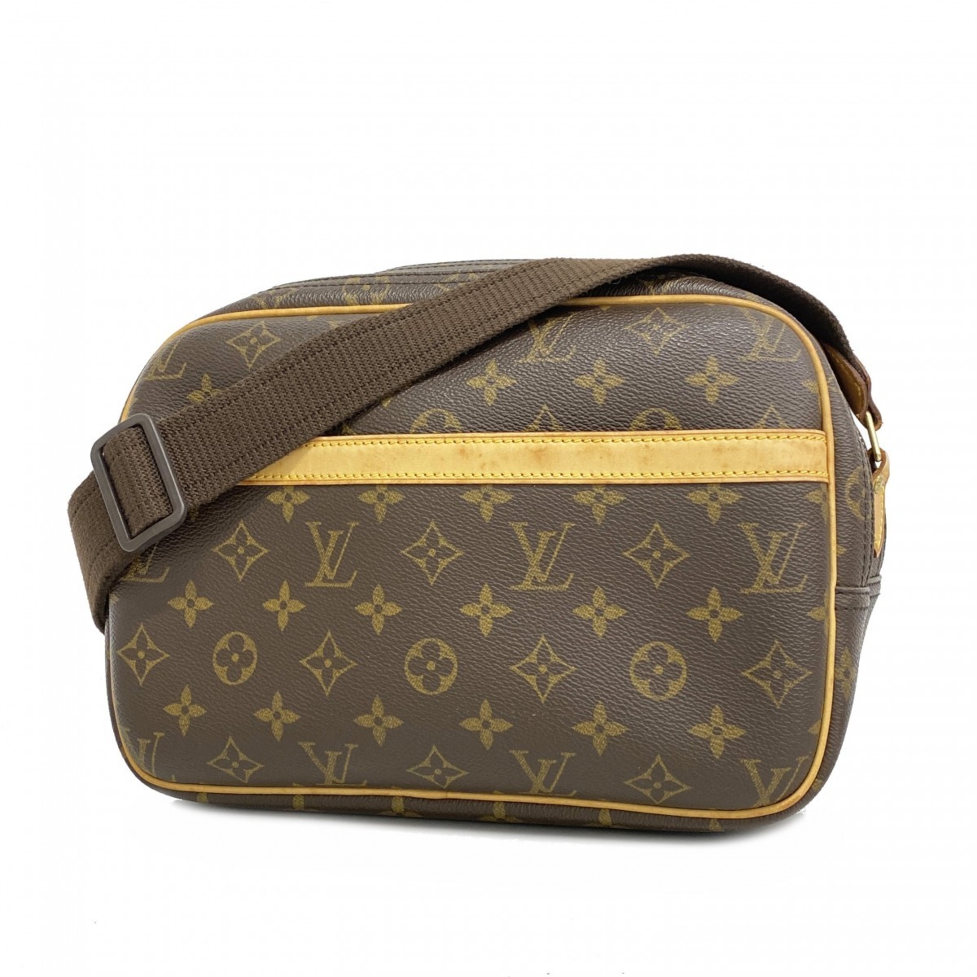 ルイ・ヴィトン(Louis Vuitton) ルイ・ヴィトン ショルダーバッグ モノグラム リポーターPM M45254 ブラウンレディース