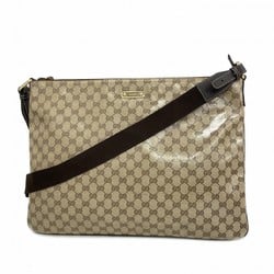 グッチ(Gucci) グッチ ショルダーバッグ GGクリスタル 190628  ブラウン シャンパンレディース