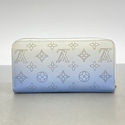 ルイ・ヴィトン(Louis Vuitton) ルイ・ヴィトン 長財布 マヒナ ジッピーウォレット M80494 ブルーグラデーションレディース