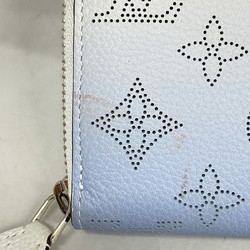 ルイ・ヴィトン(Louis Vuitton) ルイ・ヴィトン 長財布 マヒナ ジッピーウォレット M80494 ブルーグラデーションレディース