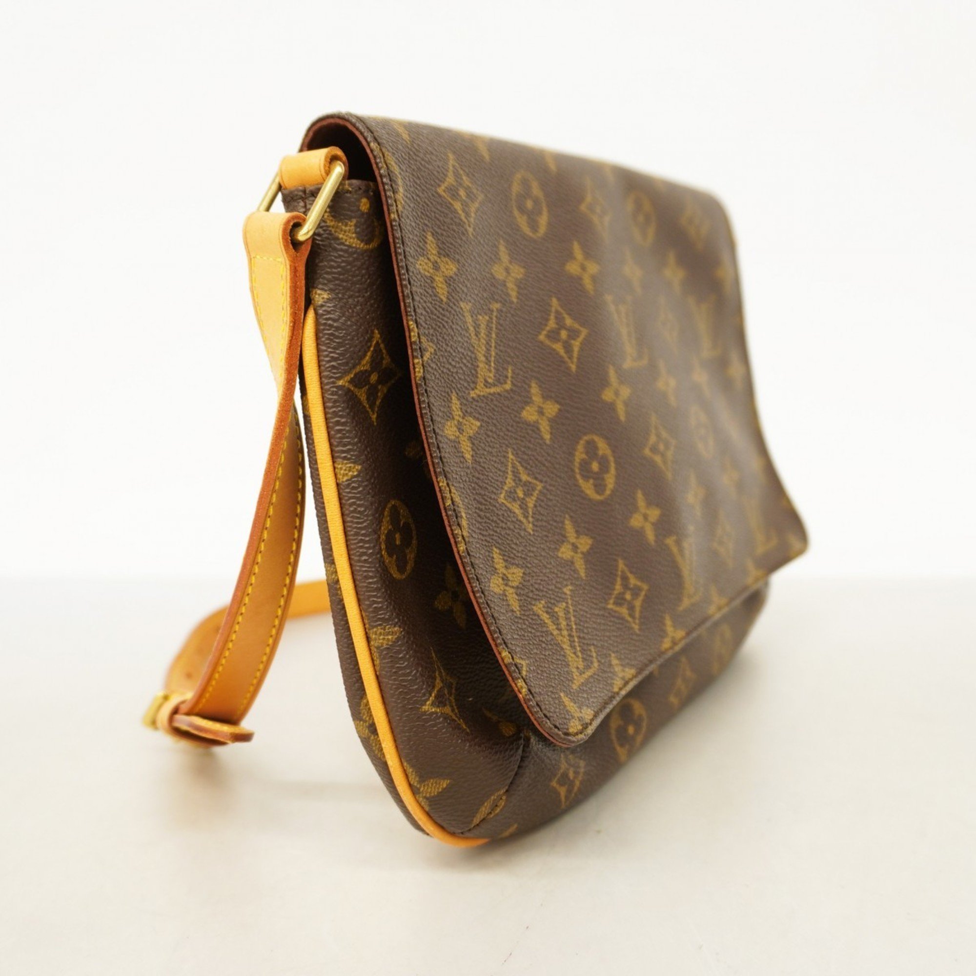 ルイ・ヴィトン(Louis Vuitton) ルイ・ヴィトン ショルダーバッグ モノグラム ミュゼットタンゴショートストラップ M51257 ブラウンレディース