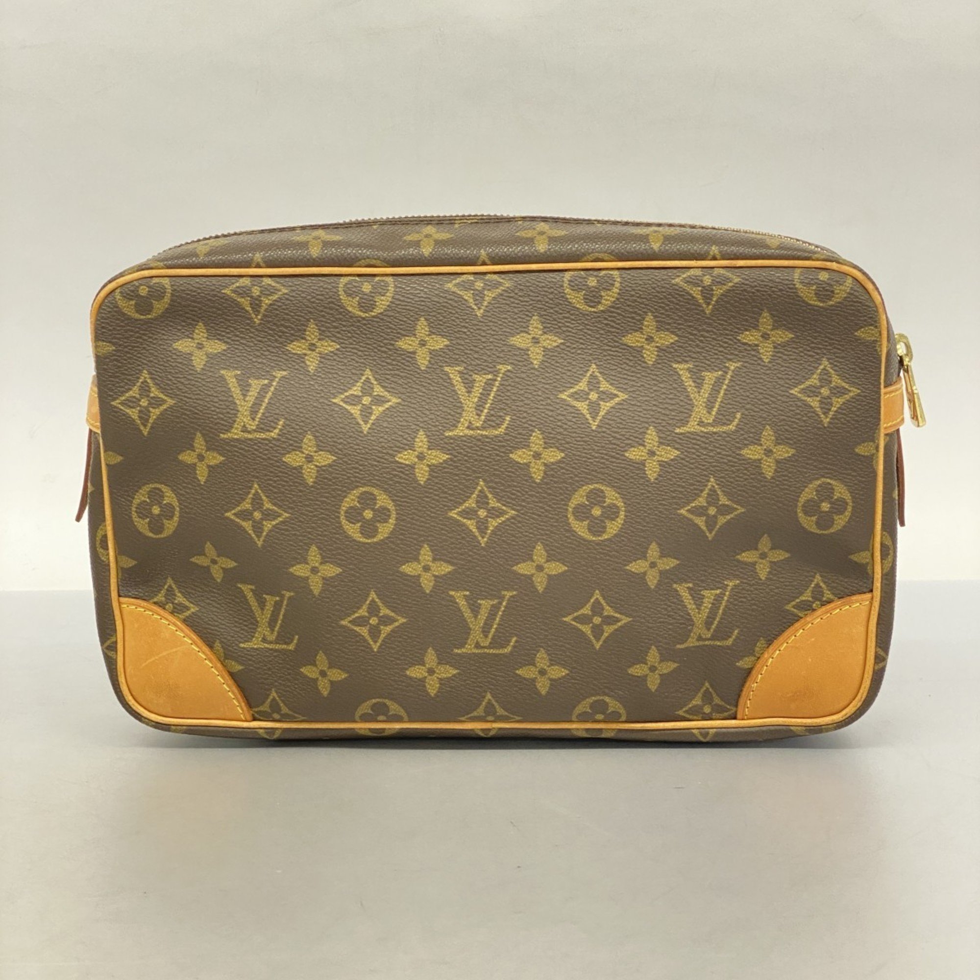 ルイ・ヴィトン(Louis Vuitton) ルイ・ヴィトン クラッチバッグ モノグラム コンピエーニュ28 M51845 ブラウンレディース