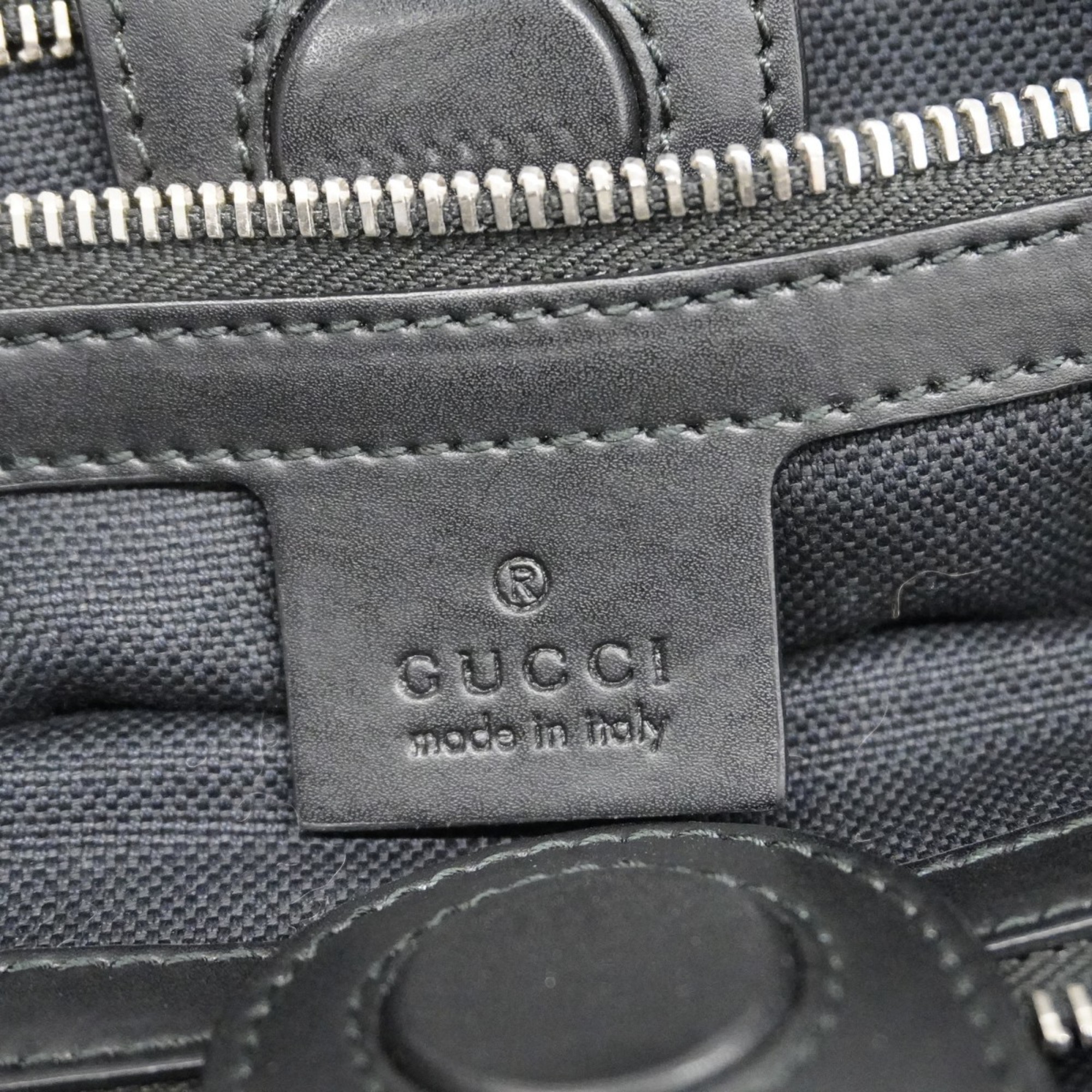 グッチ(Gucci) グッチ トートバッグ GGスプリーム シェリーライン 495559  ブラック メンズ