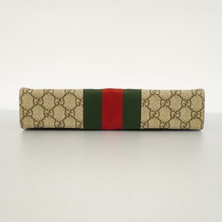 グッチ(Gucci) グッチ クラッチバッグ GGスプリーム シェリーライン 475316  ブラウン メンズ レディース