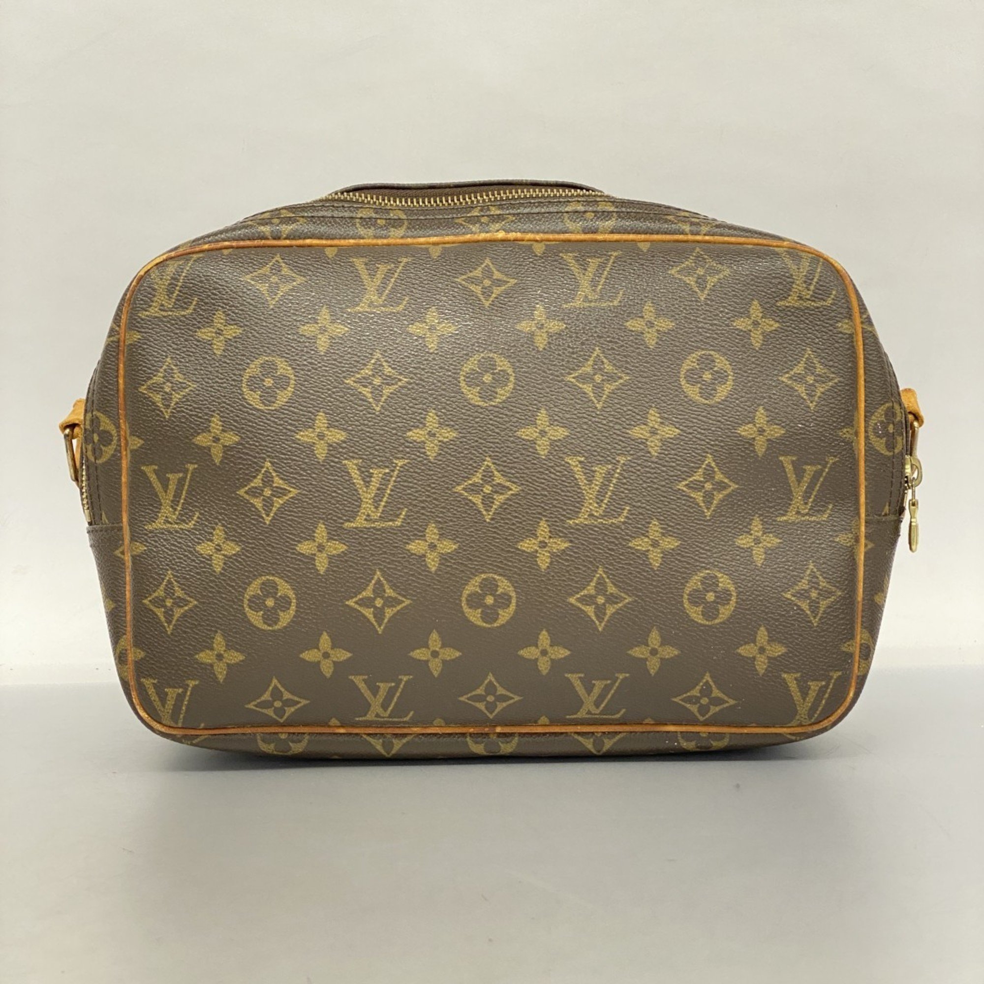 ルイ・ヴィトン(Louis Vuitton) ルイ・ヴィトン ショルダーバッグ モノグラム リポーターPM M45254 ブラウンレディース