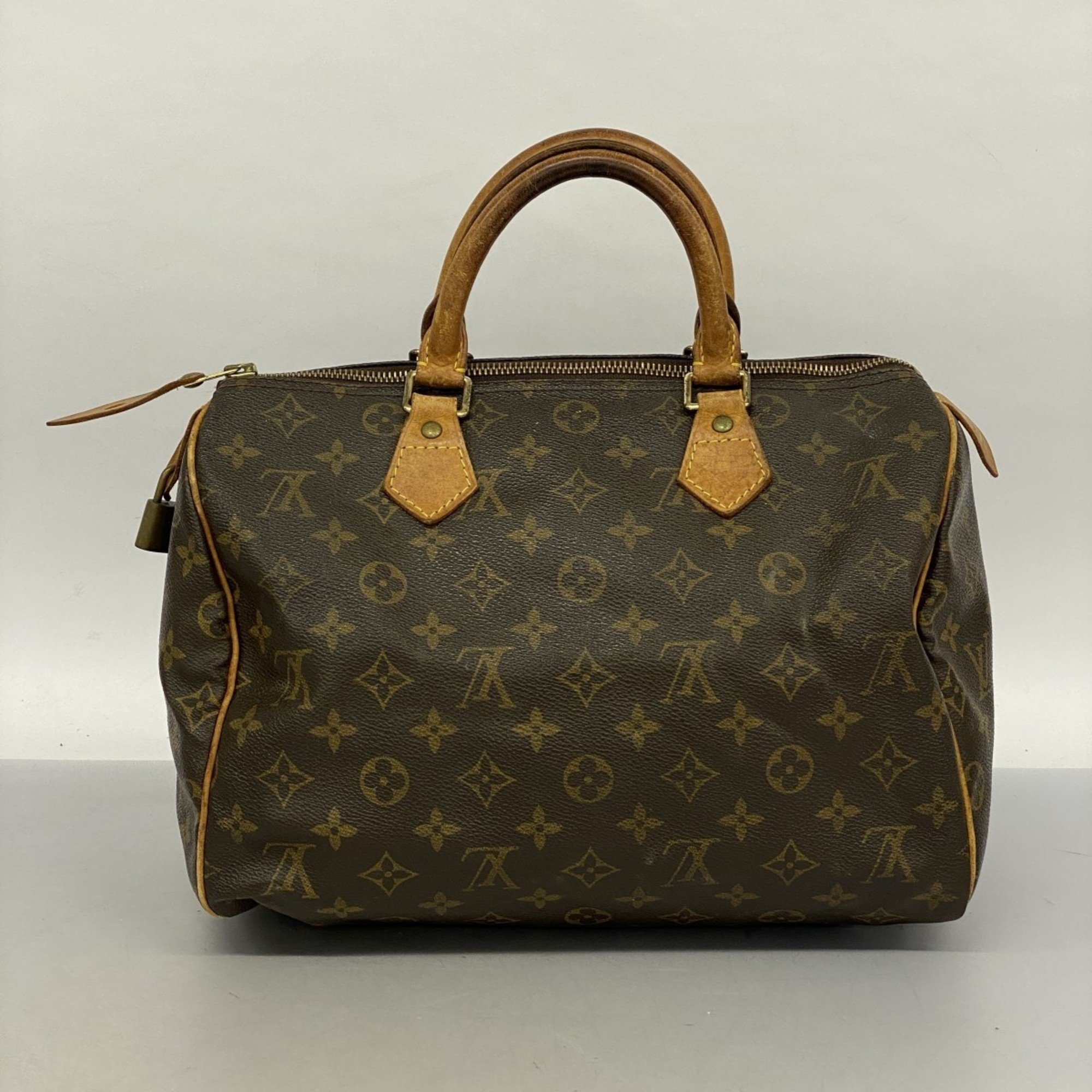 ルイ・ヴィトン(Louis Vuitton) ルイ・ヴィトン ハンドバッグ モノグラム スピーディ30 M41108 ブラウンレディース