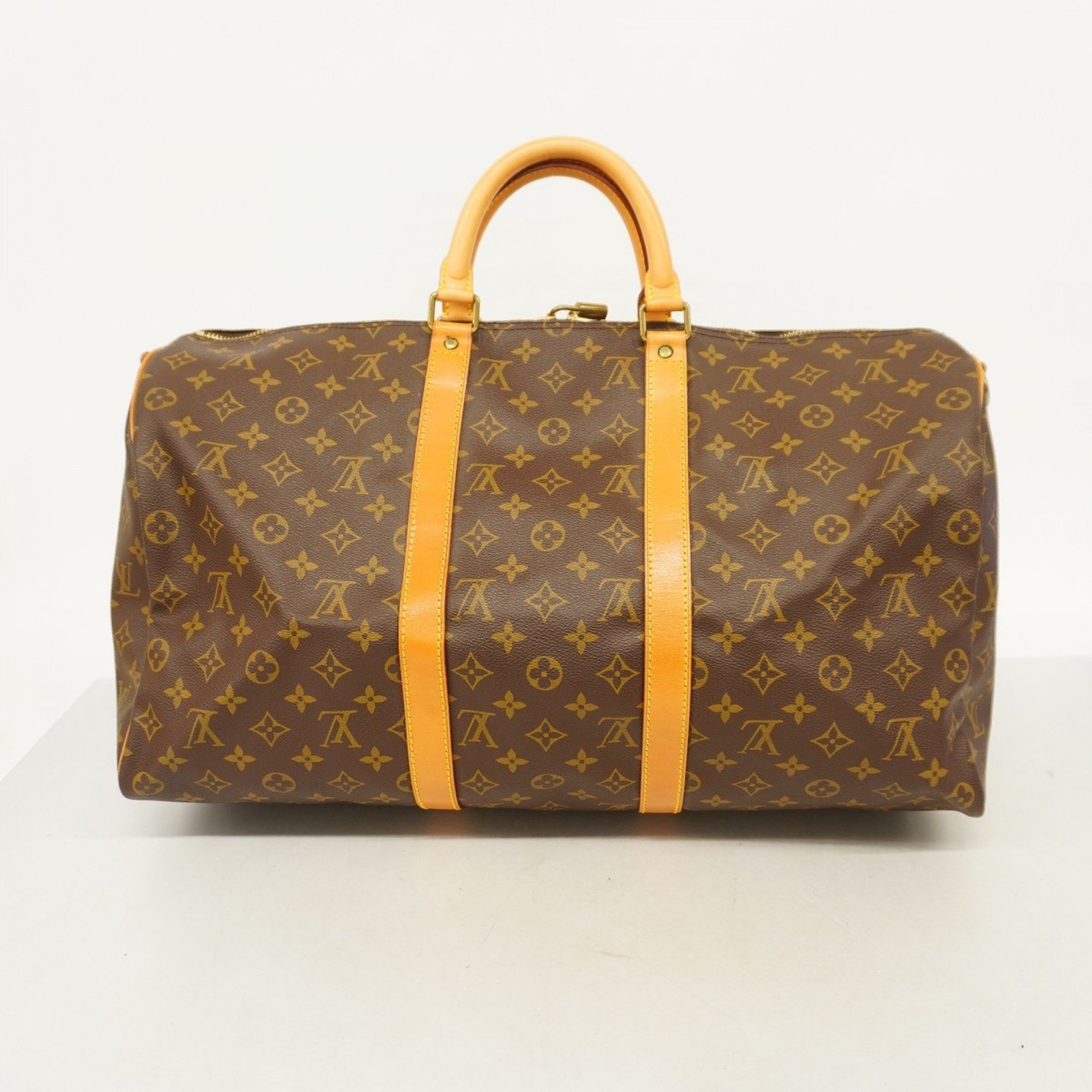 ルイ・ヴィトン(Louis Vuitton) ルイ・ヴィトン ボストンバッグ モノグラム キーポルバンドリエール50 M41416 ブラウンメンズ レディース