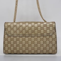 グッチ(Gucci) グッチ ショルダーバッグ グッチシマ ホースビット 295402 レザー ゴールド レディース