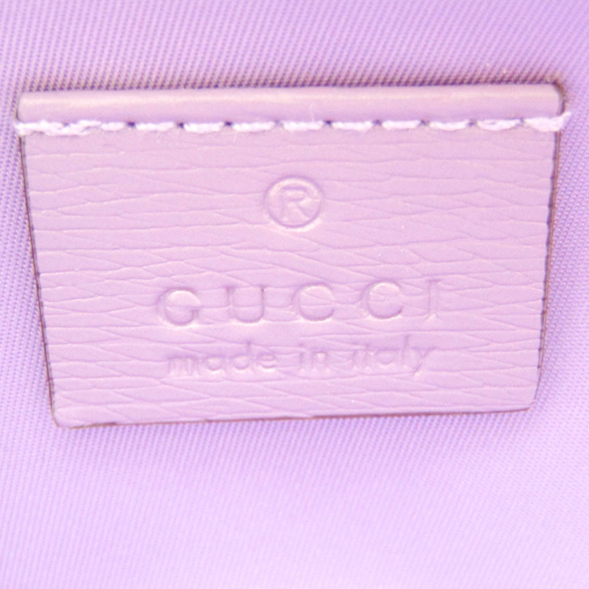 グッチ(Gucci) PVC ペンケース (グリーン,パープル,ホワイト) ティアン 662130