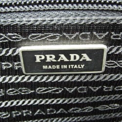 プラダ(Prada) テスート メンズ,レディース ナイロン,レザー メッセンジャーバッグ,ショルダーバッグ ブラック