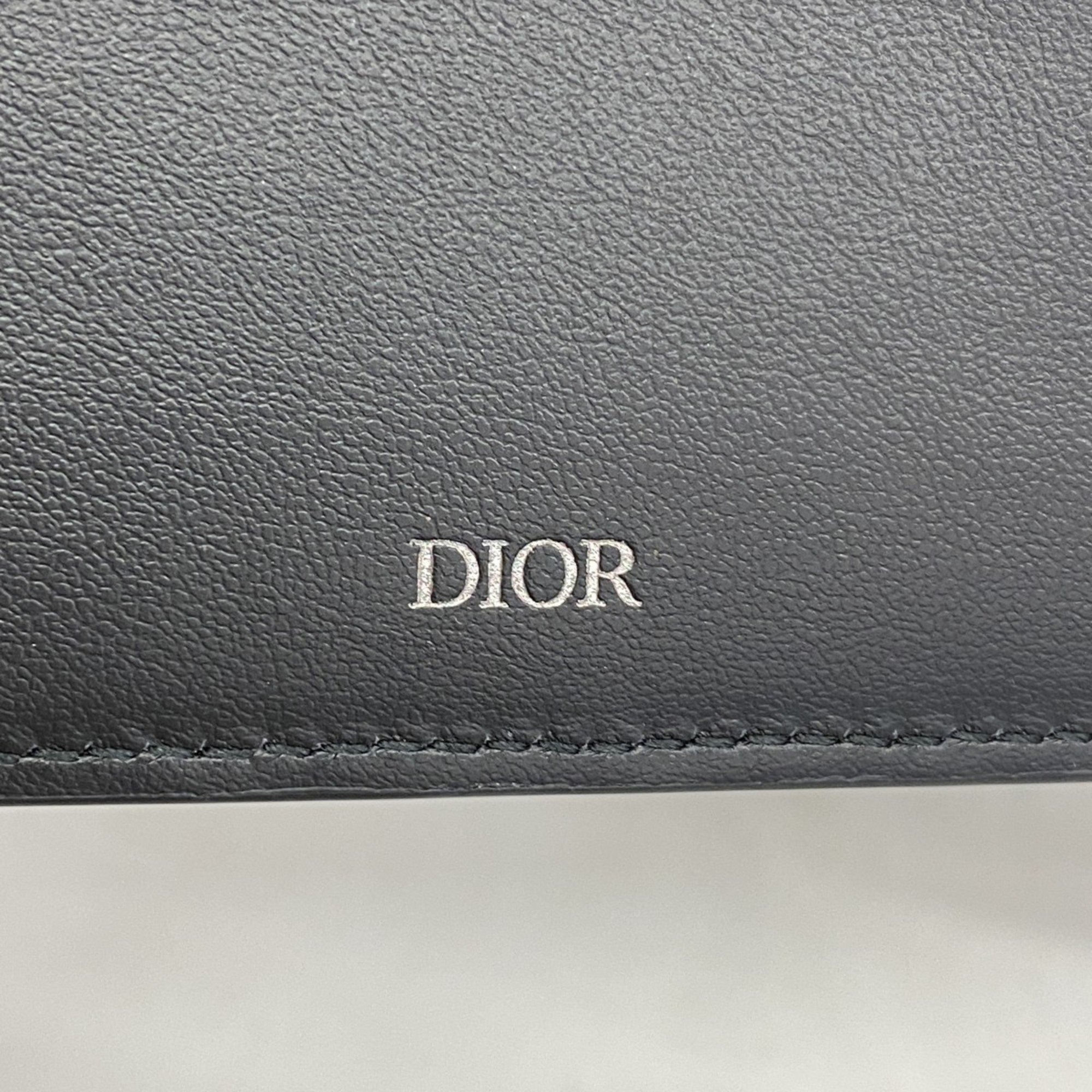 クリスチャン・ディオール(Christian Dior) クリスチャンディオール 財布 レザー ブラックメンズ レディース