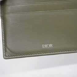 クリスチャン・ディオール(Christian Dior) クリスチャンディオール 財布 グラビティ レザー カーキ メンズ