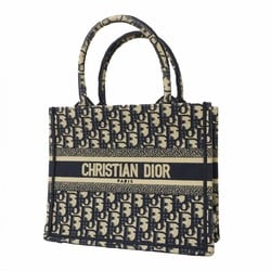 クリスチャン・ディオール(Christian Dior) クリスチャンディオール トートバッグ トロッター ブックトートスモール キャンバス ネイビーレディース