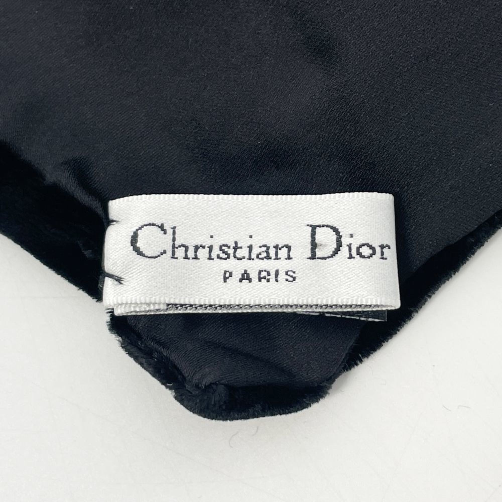 クリスチャン・ディオール(Christian Dior) メンズ,レディース,ユニセックス レーヨン シルク ショール ブラック