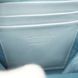 クリスチャン・ディオール(Christian Dior) クリスチャンディオール ショルダーバッグ カナージュ エナメル グレー レディース