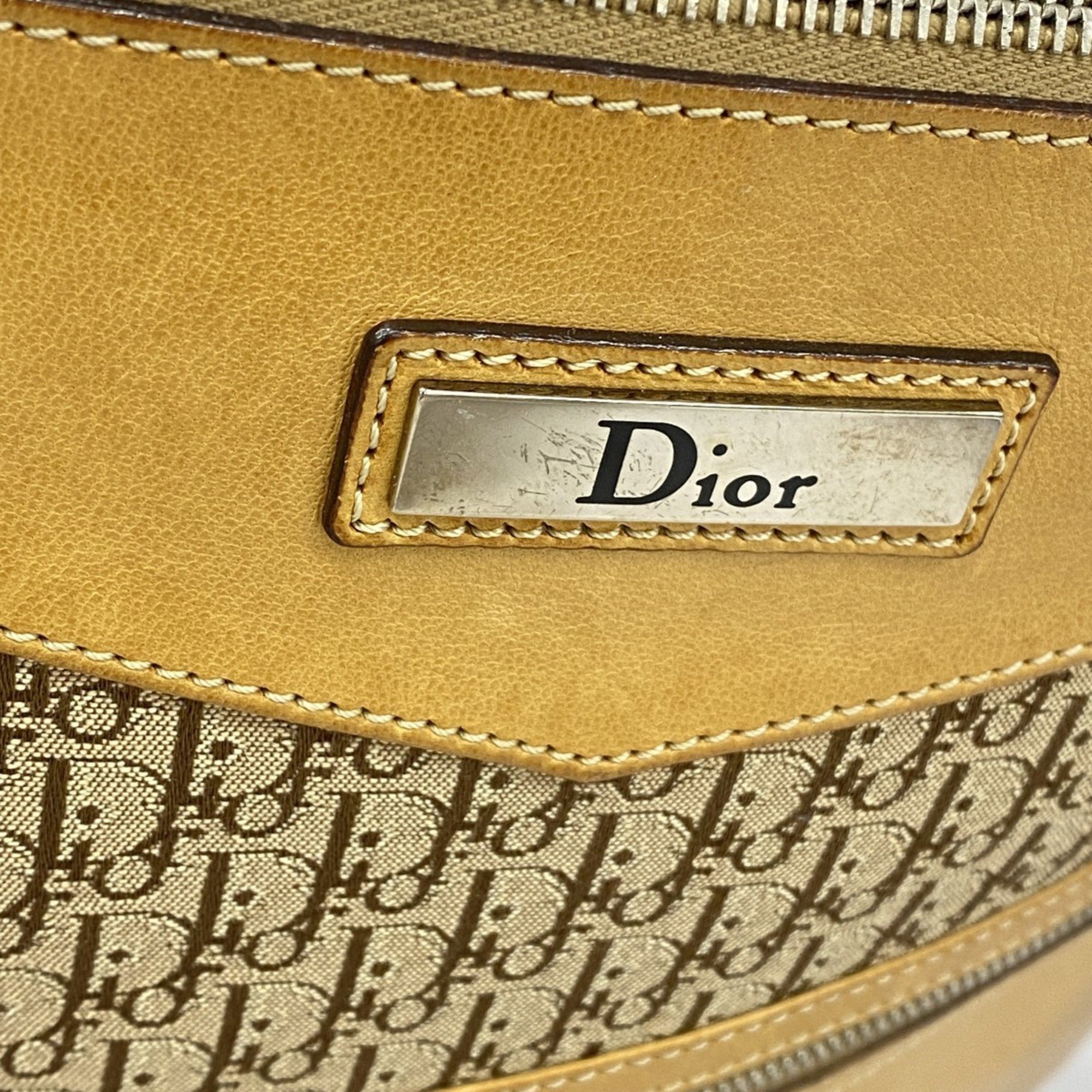 クリスチャン・ディオール(Christian Dior) クリスチャンディオール ショルダーバッグ トロッター レザー ブラウン レディース