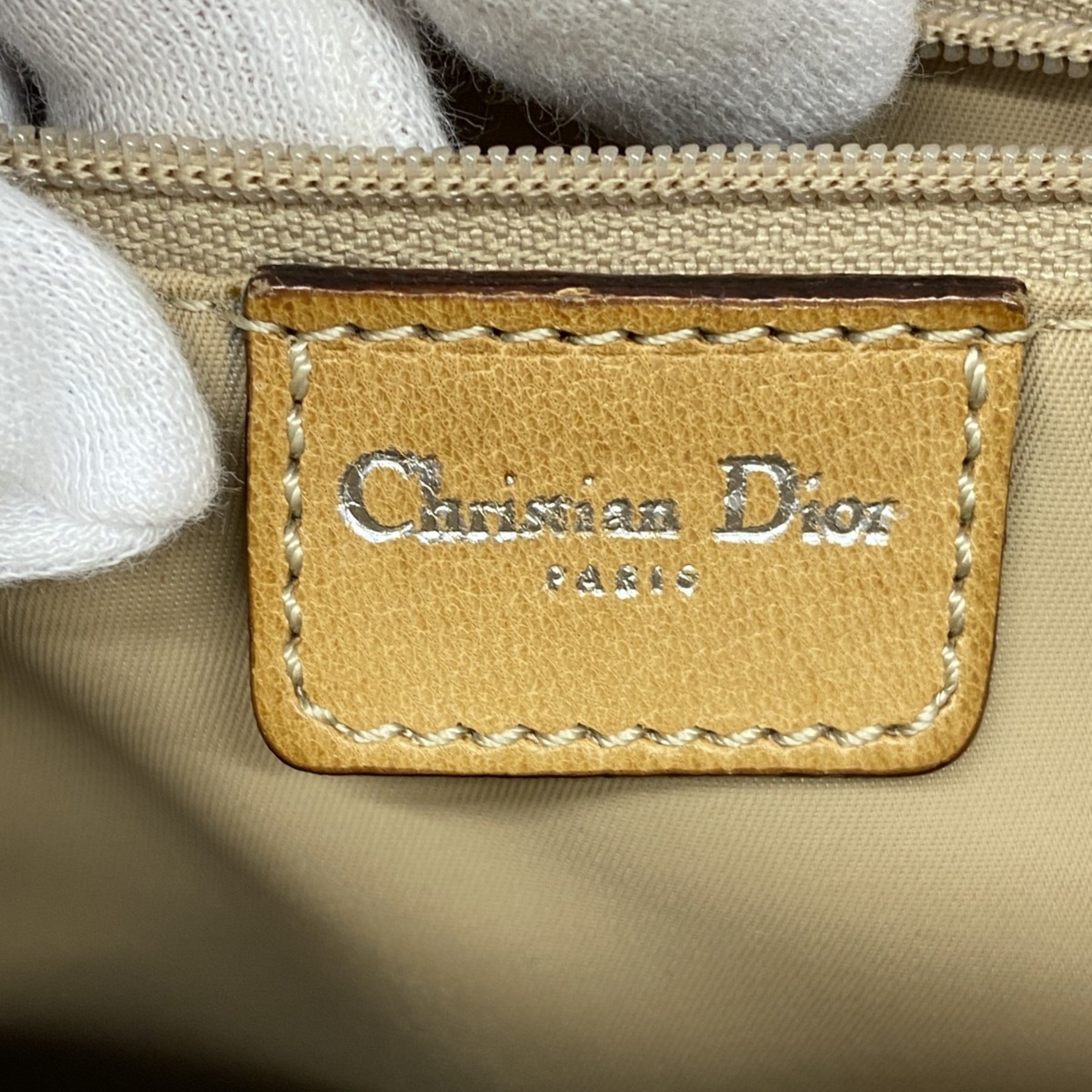 クリスチャン・ディオール(Christian Dior) クリスチャンディオール ショルダーバッグ トロッター レザー ブラウン レディース