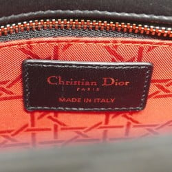 クリスチャン・ディオール(Christian Dior) クリスチャンディオール ハンドバッグ カナージュ レディディオール レザー ブラック シャンパンレディース