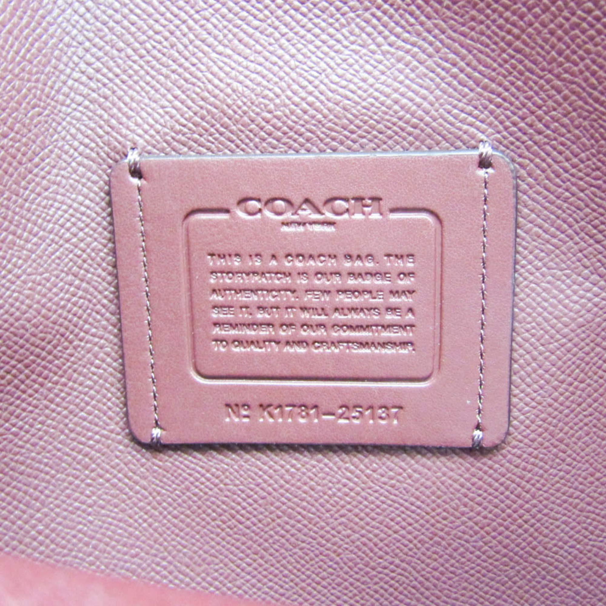 コーチ(Coach) チャーリー 25137 レディース レザー ショルダーバッグ,トートバッグ ピンク