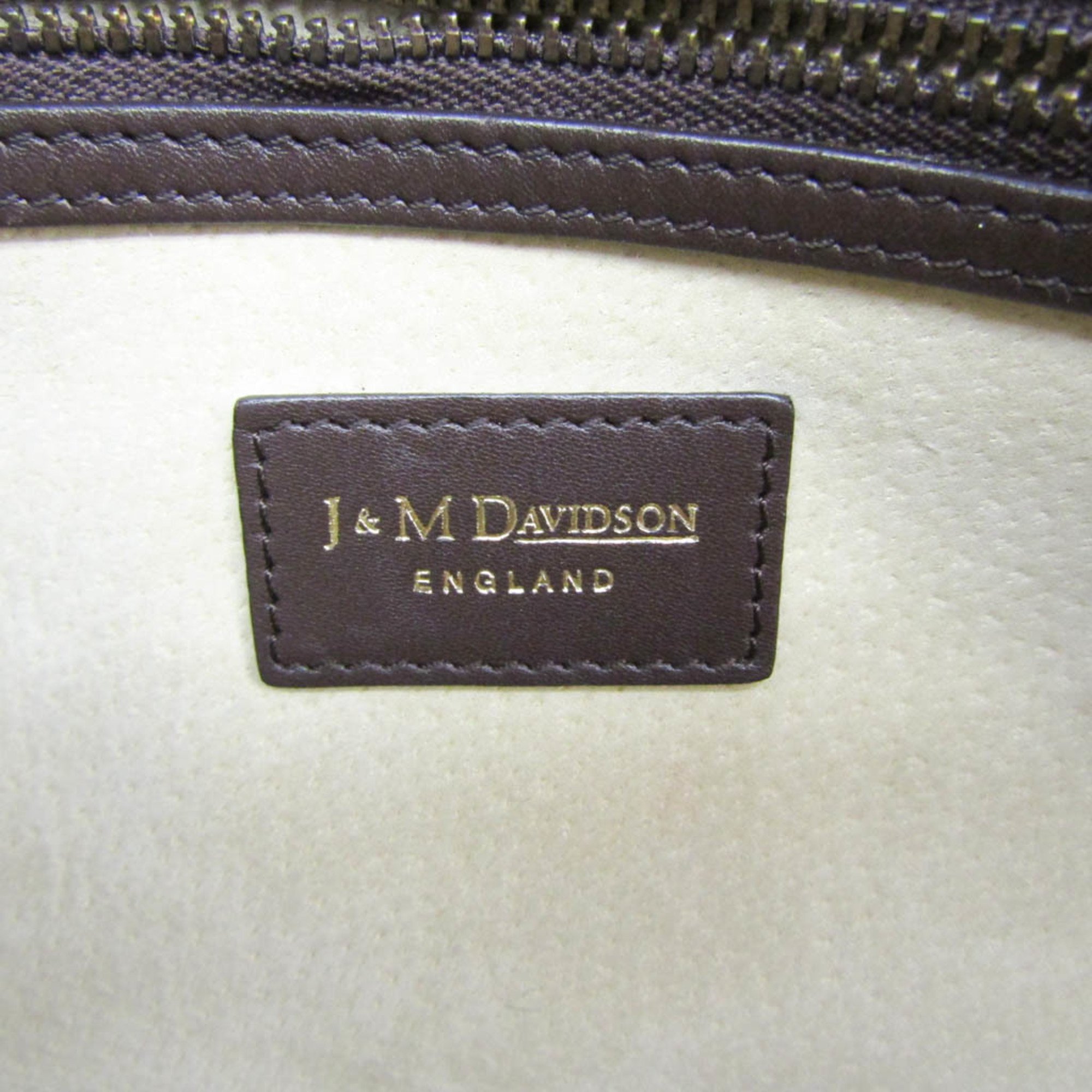 ジェイアンドエムデヴィッドソン(J&M Davidson) レディース レザー,レザー ハンドバッグ,ショルダーバッグ ダークブラウン,ネイビー