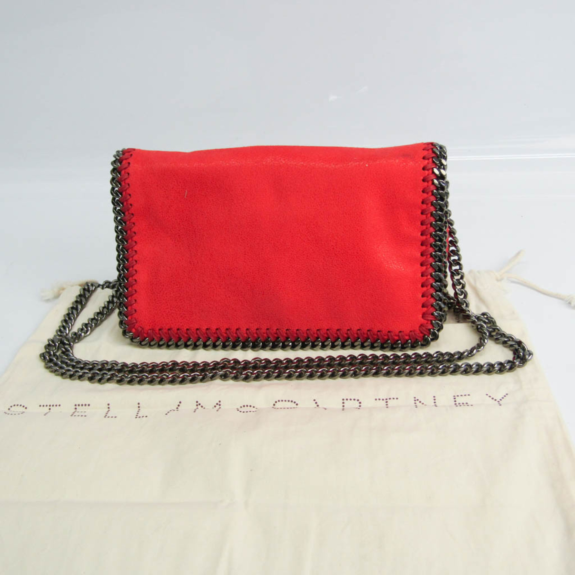 ステラ・マッカートニー(Stella McCartney) FALABELLA 291622 W9132 レディース ポリエステル ショルダーバッグ オレンジレッド