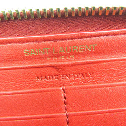 サン・ローラン(Saint Laurent) LIGNE Y 314991 レディース レザー 長財布（二つ折り） レッド