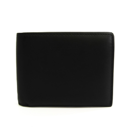 ボッテガ・ヴェネタ(Bottega Veneta) メンズ レザー 財布（二つ折り） ブラック 【中古】