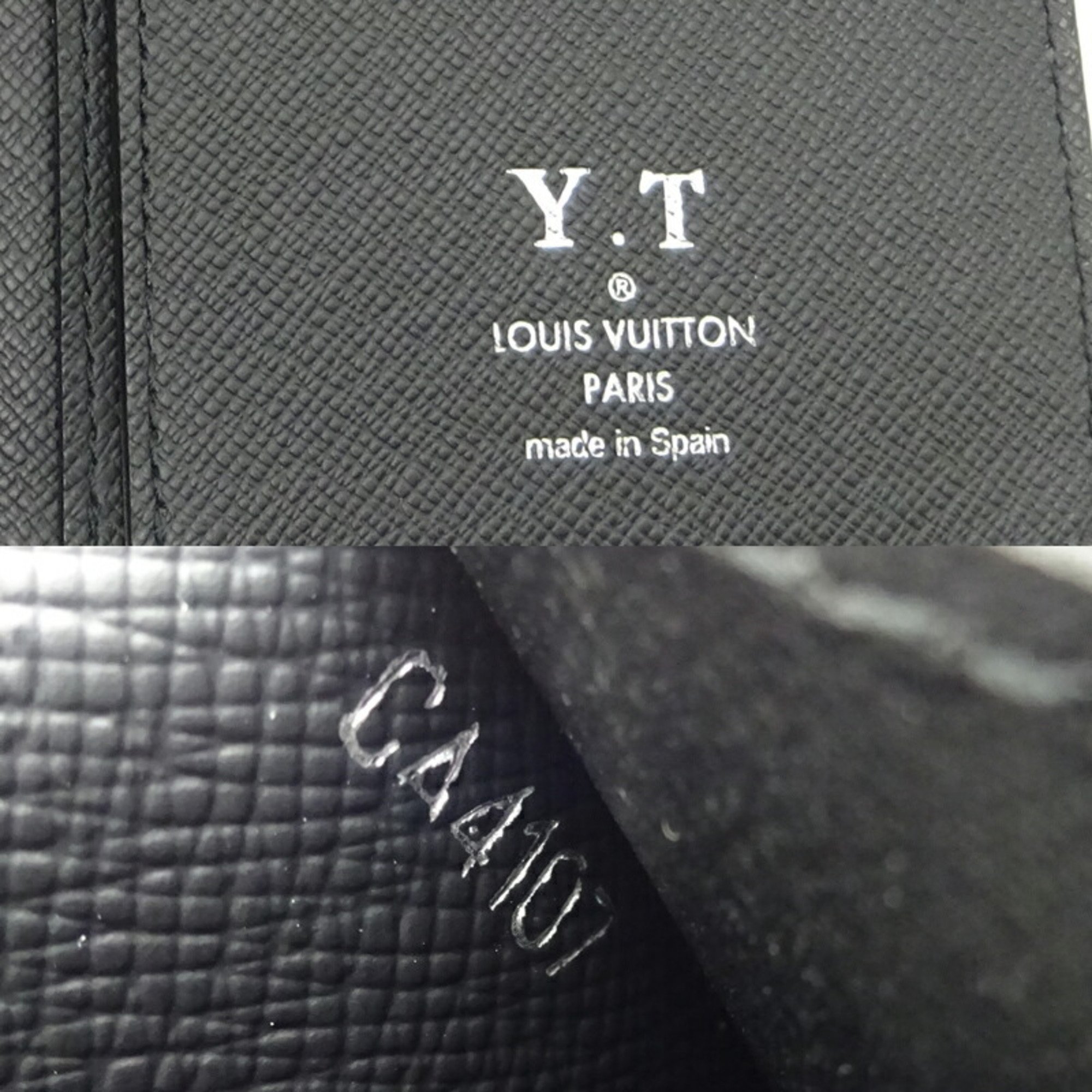 Louis Vuitton Brazza Wallet Men's Bi-Fold Wallet M60622 Epi Leather Noir (Black)