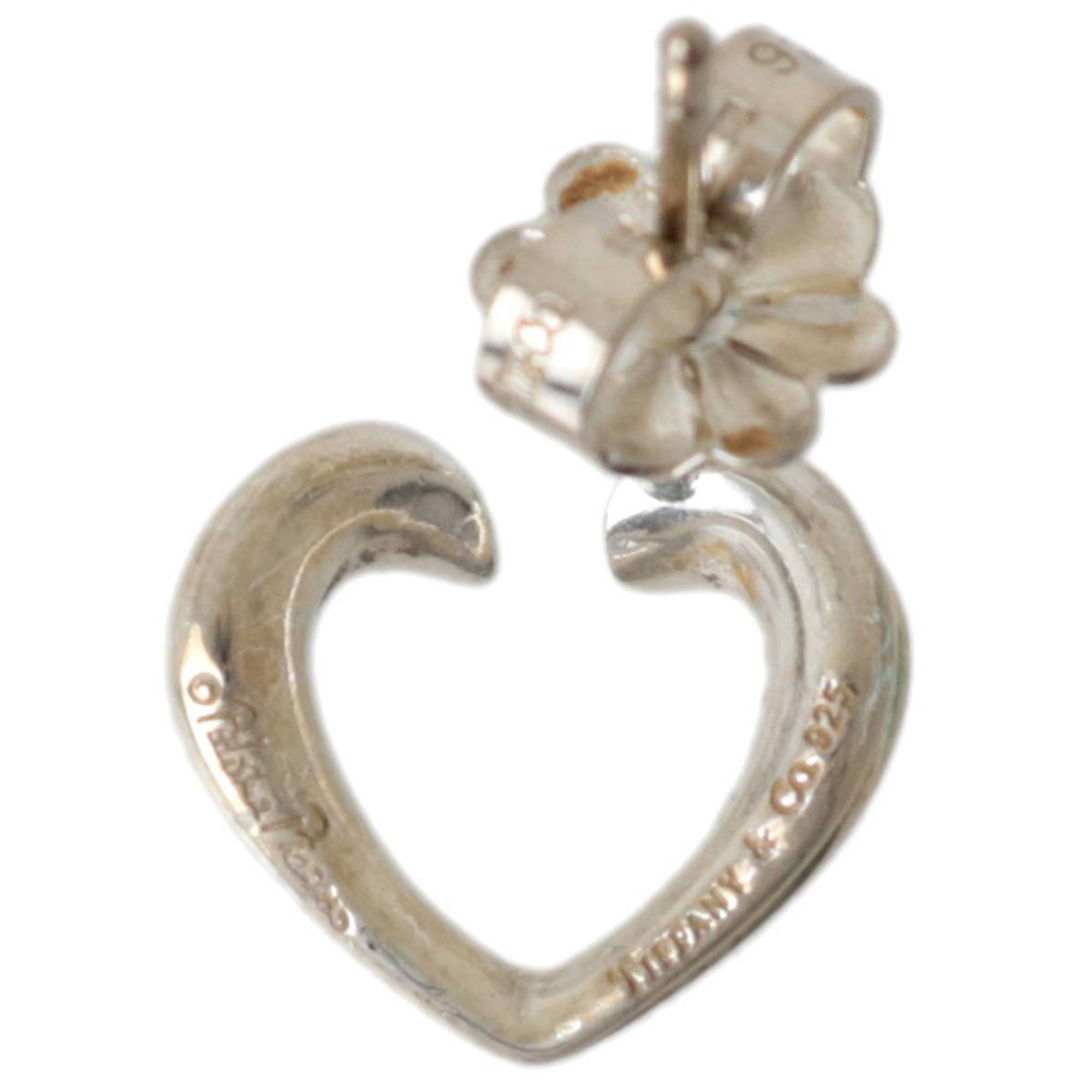 Tiffany & Co. / Paloma Picasso Heart Motif Earrings Sterling Silver