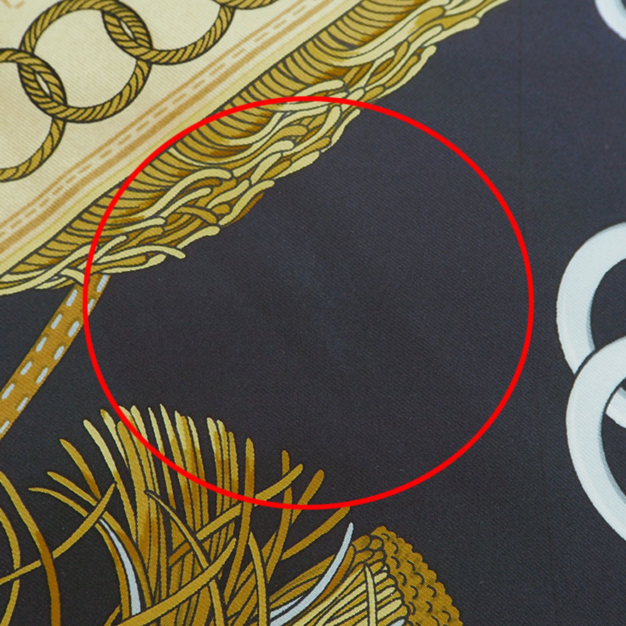 Hermes Silk Scarf Black