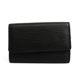 Louis Vuitton Epi 6 Key Holder M63812 Unisex Epi Leather Key Case Noir