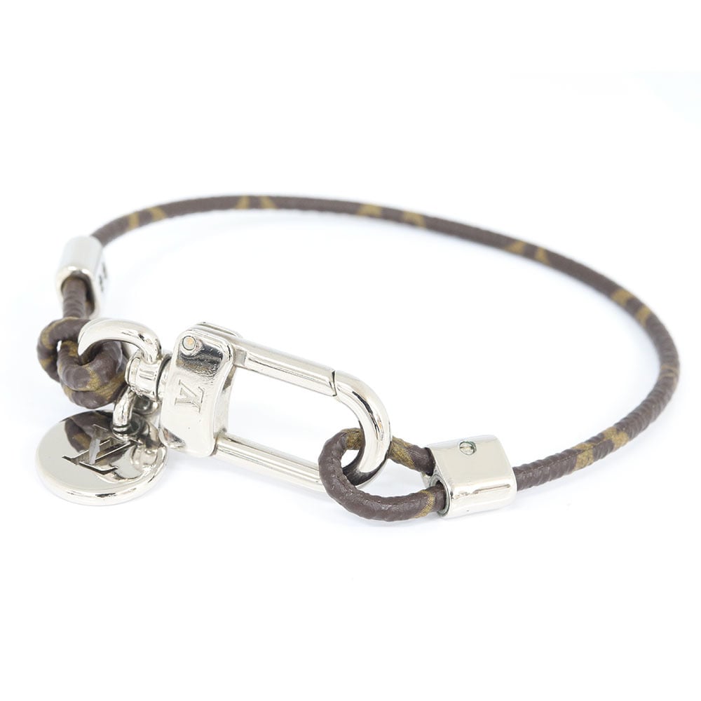 Louis Vuitton Bracelet Monogram Brass Les Supple District M62025 Bangle  Wire Breath Women's Men's