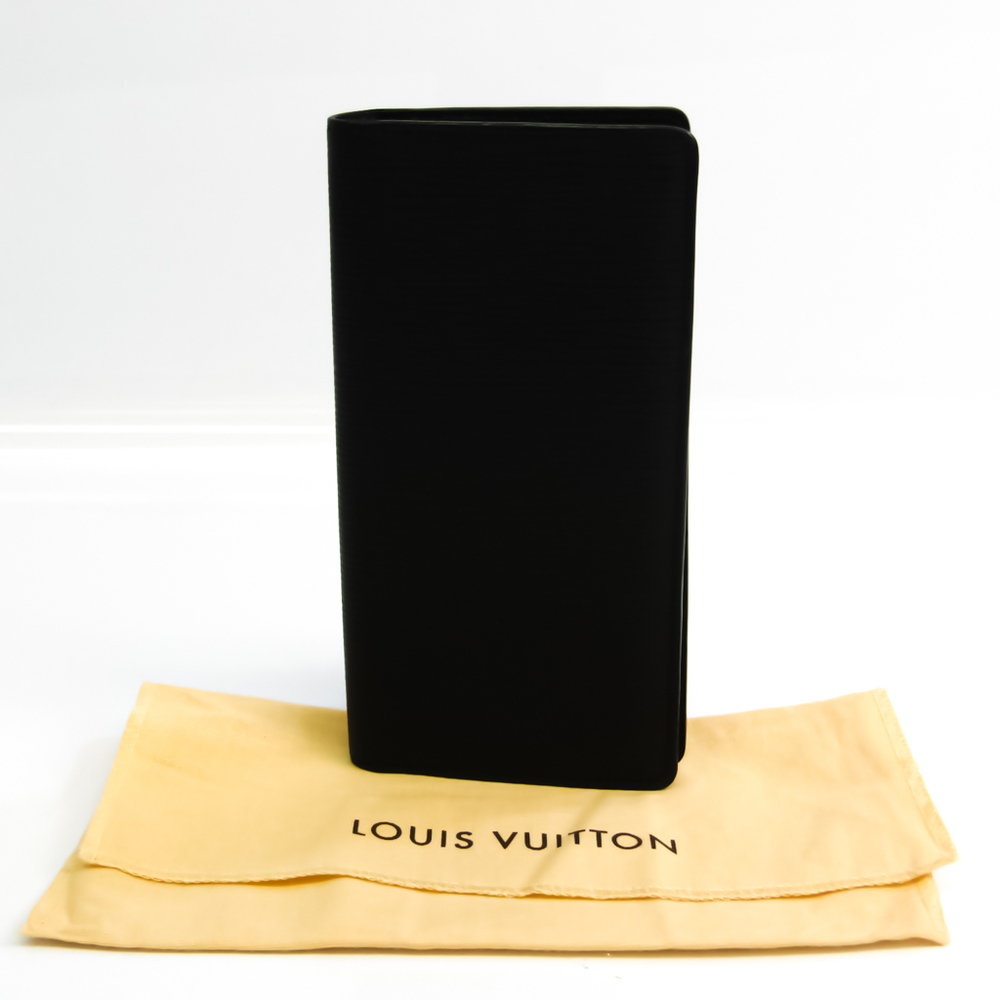 Authenticated Used Louis Vuitton Epi Portefeuille Brazza M60622 Men's Epi  Leather Long Wallet (bi-fold) Noir 