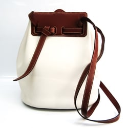 Loewe Women's Leather Shoulder Bag Brown,White