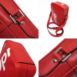 Louis Vuitton Louis Vuitton x Supreme Danube PM Epi Leather Side Bag  Red/White