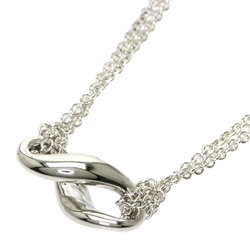 Tiffany Figure Eight W Chain Necklace Silver Ladies TIFFANY & Co.